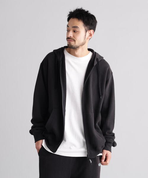 MANASTASH（マナスタッシュ）の「MANASTASH/マナスタッシュ/HEMP CLASSIC SWEAT ZIP HOODIE（パーカー・メンズ・ブラック/ホワイト/ダークグリーン系・L/XL/S/M）」の20枚目の写真