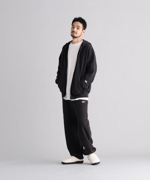 MANASTASH（マナスタッシュ）の「MANASTASH/マナスタッシュ/HEMP CLASSIC SWEAT ZIP HOODIE（パーカー・メンズ・ブラック/ホワイト/ダークグリーン系・L/XL/S/M）」の22枚目の写真