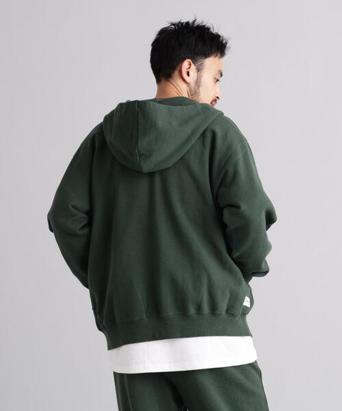 MANASTASH（マナスタッシュ）の「MANASTASH/マナスタッシュ/HEMP CLASSIC SWEAT ZIP HOODIE（パーカー・メンズ・ブラック/ホワイト/ダークグリーン系・L/XL/S/M）」の14枚目の写真
