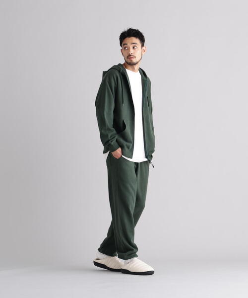 MANASTASH（マナスタッシュ）の「MANASTASH/マナスタッシュ/HEMP CLASSIC SWEAT ZIP HOODIE（パーカー・メンズ・ブラック/ホワイト/ダークグリーン系・L/XL/S/M）」の16枚目の写真