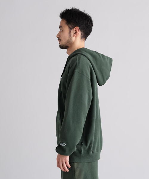MANASTASH（マナスタッシュ）の「MANASTASH/マナスタッシュ/HEMP CLASSIC SWEAT ZIP HOODIE（パーカー・メンズ・ブラック/ホワイト/ダークグリーン系・L/XL/S/M）」の18枚目の写真