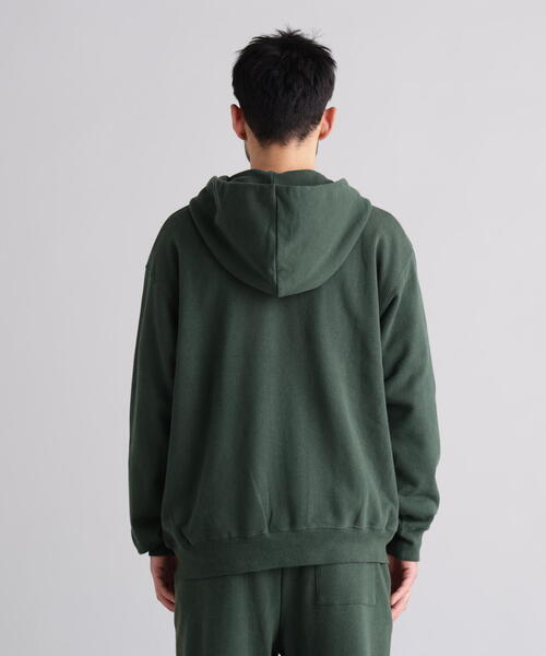 MANASTASH（マナスタッシュ）の「MANASTASH/マナスタッシュ/HEMP CLASSIC SWEAT ZIP HOODIE（パーカー・メンズ・ブラック/ホワイト/ダークグリーン系・L/XL/S/M）」の8枚目の写真