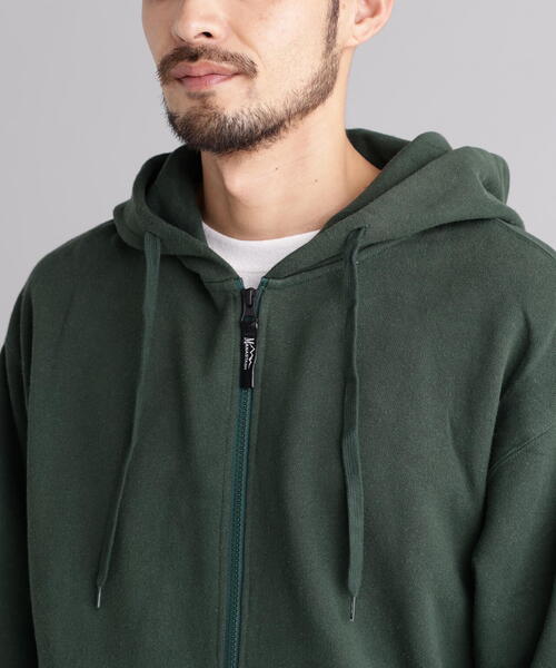 MANASTASH（マナスタッシュ）の「MANASTASH/マナスタッシュ/HEMP CLASSIC SWEAT ZIP HOODIE（パーカー・メンズ・ブラック/ホワイト/ダークグリーン系・L/XL/S/M）」の10枚目の写真
