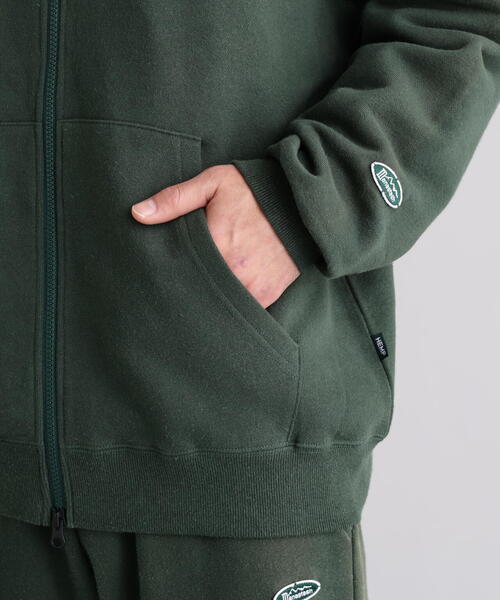 MANASTASH（マナスタッシュ）の「MANASTASH/マナスタッシュ/HEMP CLASSIC SWEAT ZIP HOODIE（パーカー・メンズ・ブラック/ホワイト/ダークグリーン系・L/XL/S/M）」の13枚目の写真