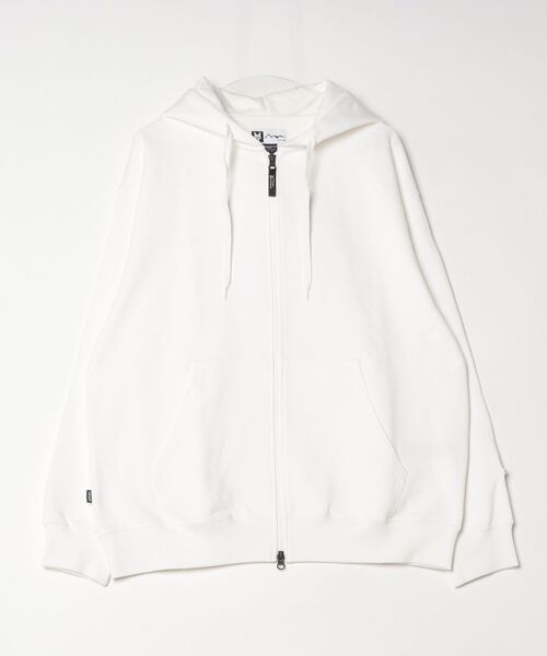 MANASTASH（マナスタッシュ）の「MANASTASH/マナスタッシュ/HEMP CLASSIC SWEAT ZIP HOODIE（パーカー・メンズ・ブラック/ホワイト/ダークグリーン系・L/XL/S/M）」の4枚目の写真