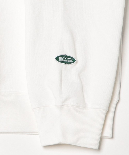 MANASTASH（マナスタッシュ）の「MANASTASH/マナスタッシュ/HEMP CLASSIC SWEAT ZIP HOODIE（パーカー・メンズ・ブラック/ホワイト/ダークグリーン系・L/XL/S/M）」の7枚目の写真