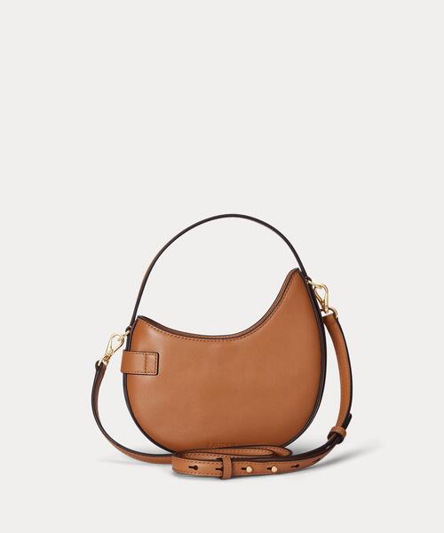 LAUREN RALPH LAUREN(ローレン ラルフ ローレン)の「レザー スモール Tasha クロスボディ バッグ(ショルダーバッグ・レディース・ブラウン・ONE)」の8枚目の写真