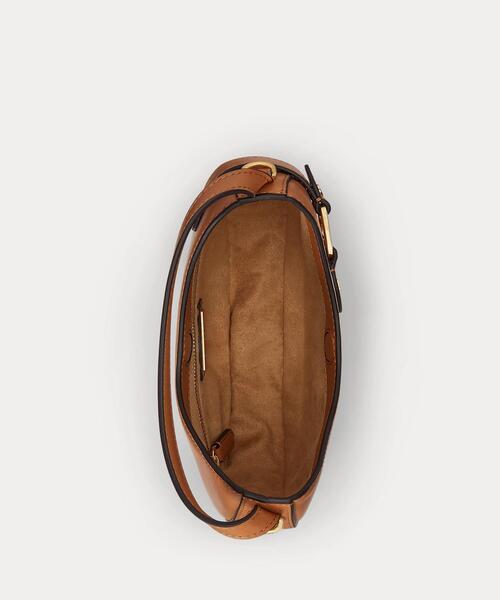 LAUREN RALPH LAUREN(ローレン ラルフ ローレン)の「レザー スモール Tasha クロスボディ バッグ(ショルダーバッグ・レディース・ブラウン・ONE)」の9枚目の写真
