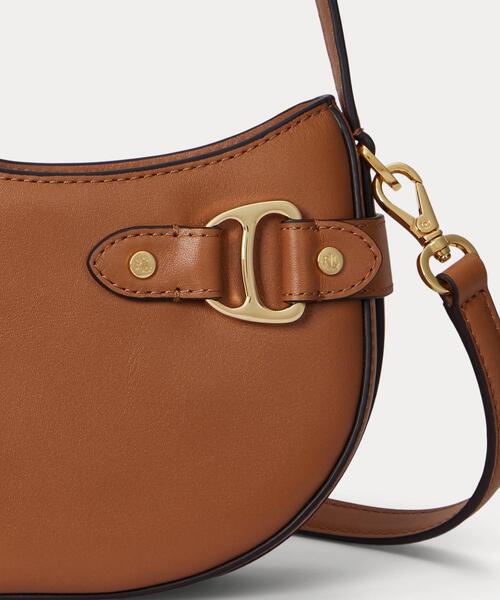LAUREN RALPH LAUREN(ローレン ラルフ ローレン)の「レザー スモール Tasha クロスボディ バッグ(ショルダーバッグ・レディース・ブラウン・ONE)」の10枚目の写真