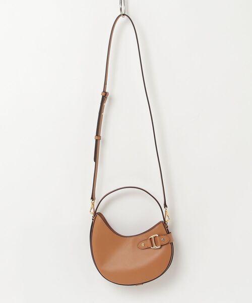 LAUREN RALPH LAUREN(ローレン ラルフ ローレン)の「レザー スモール Tasha クロスボディ バッグ(ショルダーバッグ・レディース・ブラウン・ONE)」の5枚目の写真