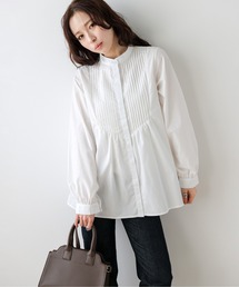 La-gemme（ラジェム）の「ピンタック シャツ チュニック（チュニック）」