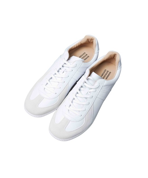 GERMAN TRAINER(ジャーマントレーナー)の「【ST】【GERMAN TRAINER】ジャーマントレーナー(スニーカー・メンズ・ホワイト×ホワイト/ブラック・42/41/44/43/40/39/38/37/36)」の6枚目の写真