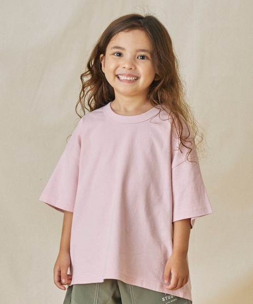 FOV(フォブ)の「フォブ PLAIN Tシャツ(Tシャツ/カットソー・キッズ・ホワイト/ベージュ系その他/ピンク/チャコールグレー/サックスブルー/ブラック・S/M/L/XL)」の6枚目の写真