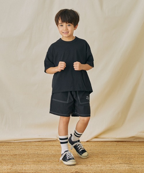 FOV(フォブ)の「フォブ PLAIN Tシャツ(Tシャツ/カットソー・キッズ・ホワイト/ベージュ系その他/ピンク/チャコールグレー/サックスブルー/ブラック・S/M/L/XL)」の20枚目の写真