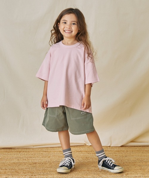 FOV(フォブ)の「フォブ PLAIN Tシャツ(Tシャツ/カットソー・キッズ・ホワイト/ベージュ系その他/ピンク/チャコールグレー/サックスブルー/ブラック・S/M/L/XL)」の10枚目の写真