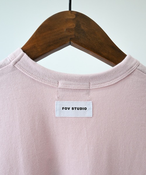 FOV(フォブ)の「フォブ PLAIN Tシャツ(Tシャツ/カットソー・キッズ・ホワイト/ベージュ系その他/ピンク/チャコールグレー/サックスブルー/ブラック・S/M/L/XL)」の11枚目の写真