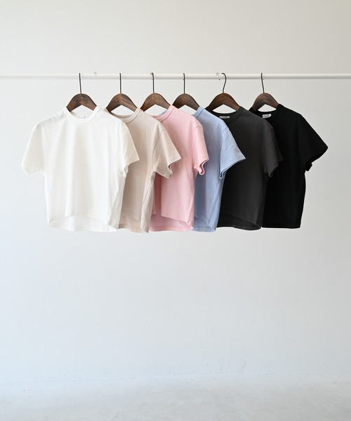 FOV(フォブ)の「フォブ PLAIN Tシャツ(Tシャツ/カットソー・キッズ・ホワイト/ベージュ系その他/ピンク/チャコールグレー/サックスブルー/ブラック・S/M/L/XL)」の12枚目の写真
