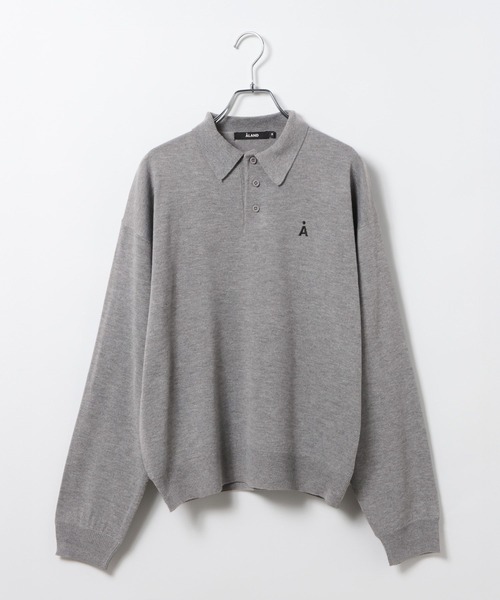 ALAND（エーランド）の「【UNISEX】ALAND／12Ｇニットポロ（ニット/セーター・レディース・ブラック/グレー・LARGE/SMALL）」の19枚目の写真