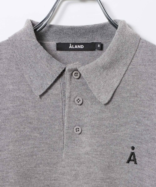 ALAND（エーランド）の「【UNISEX】ALAND／12Ｇニットポロ（ニット/セーター・レディース・ブラック/グレー・LARGE/SMALL）」の21枚目の写真