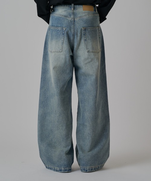 Lui's(ルイス)の「ワイドフィットデニムパンツ(デニムパンツ・メンズ・ブラック系その他2/インディゴブルー/ブラウン・30/34/32)」の22枚目の写真