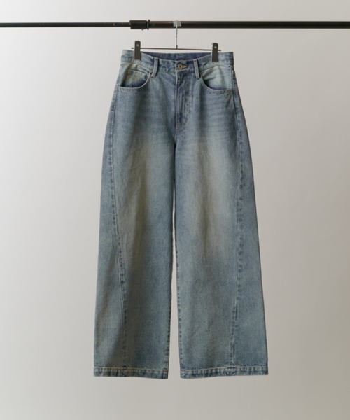 Lui's（ルイス）の「ワイドフィットデニムパンツ（デニムパンツ・メンズ・ブラック系その他2/インディゴブルー/ブラウン・30/34/32）」の17枚目の写真