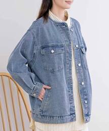 rps（アールピーエス）の「ノーカラービックＧジャン（デニムジャケット）」