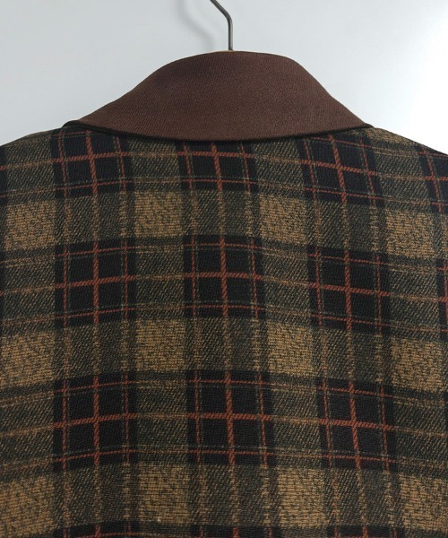 ONEP STAR（ワンピスター）の「チェック柄シャツワンピース（シャツワンピース・レディース・ブラウン・FREE）」の14枚目の写真