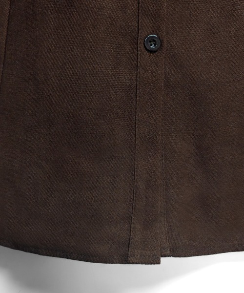 ONEP STAR（ワンピスター）の「チェック柄シャツワンピース（シャツワンピース・レディース・ブラウン・FREE）」の2枚目の写真