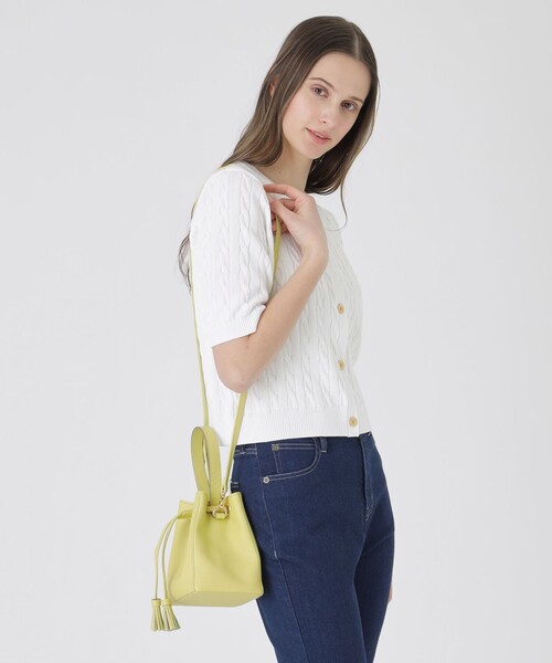 BLUE LABEL CRESTBRIDGE（ブルーレーベルクレストブリッジ）の「バケットレザーミニショルダー（ショルダーバッグ・レディース・レッド系その他/イエロー系その他3・FREE）」の9枚目の写真