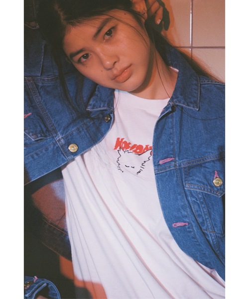 HOLIDAY（ホリデイ）の「SUPER FINE S/S T-SHIRT (NEKO) スーパーファインショートスリーブTシャツ (ネコ)（Tシャツ/カットソー・レディース・ホワイト・XL）」の5枚目の写真