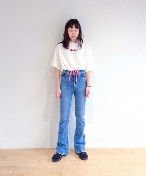 HOLIDAY（ホリデイ）の「SUPER FINE S/S T-SHIRT (NEKO) スーパーファインショートスリーブTシャツ (ネコ)（Tシャツ/カットソー・レディース・ホワイト・XL）」の8枚目の写真