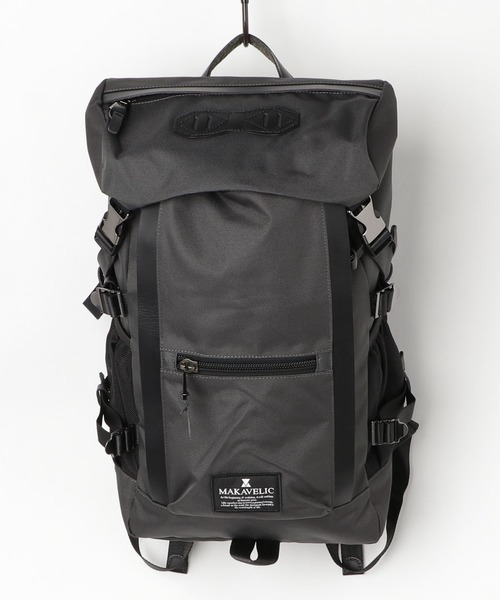 MAKAVELIC(マキャベリック)の「MAKAVELICマキャベリック CHASE DOUBLE LINE BACKPACK(バックパック/リュック・メンズ・ダークネイビー/ブラックミックス/ネイビー/ブラック/ダークグレー・FREE)」の3枚目の写真