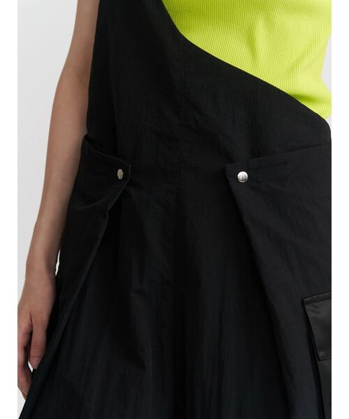 UN3D.(アンスリード)の「ONE SHOULDER COCOON AIO / ワンショルダーコクーンオールインワン(つなぎ/オールインワン・レディース・カーキ/ブラック・38/36)」の15枚目の写真