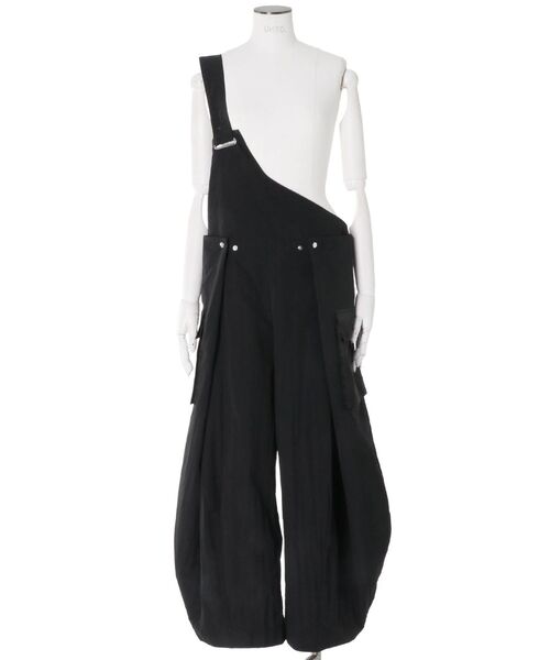 UN3D.(アンスリード)の「ONE SHOULDER COCOON AIO / ワンショルダーコクーンオールインワン(つなぎ/オールインワン・レディース・カーキ/ブラック・38/36)」の12枚目の写真