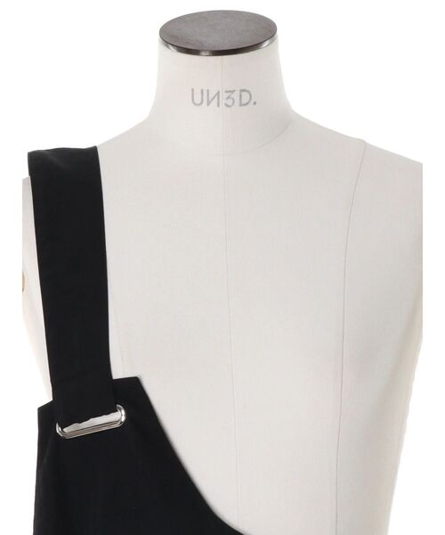 UN3D.(アンスリード)の「ONE SHOULDER COCOON AIO / ワンショルダーコクーンオールインワン(つなぎ/オールインワン・レディース・カーキ/ブラック・38/36)」の9枚目の写真