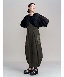 UN3D. | ONE SHOULDER COCOON AIO / ワンショルダーコクーンオールインワン(つなぎ/オールインワン)
