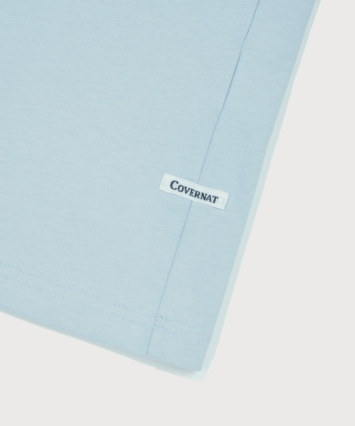 COVERNAT(カバーナット)の「センターロゴTシャツライトブルー(Tシャツ/カットソー・メンズ・その他・SMALL/MEDIUM/LARGE/X-LARGE/XX-LARGE/X-SMALL)」の3枚目の写真