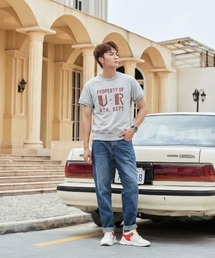 Ritzy（リッツィー）の「レトロスポーティー重ね着 半袖スウェット（スウェット）」