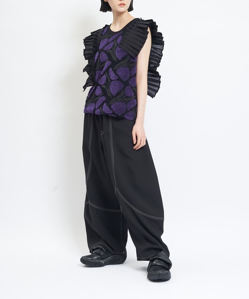 gomme（ゴム）の「チューリップバルーンパンツ（その他パンツ・レディース・ブラック・MEDIUM）」の2枚目の写真