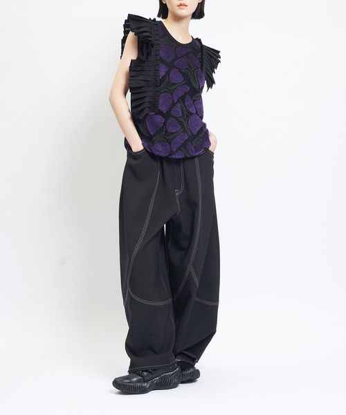 gomme（ゴム）の「チューリップバルーンパンツ（その他パンツ・レディース・ブラック・MEDIUM）」の3枚目の写真
