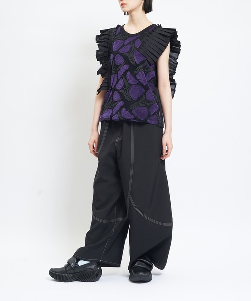 gomme（ゴム）の「チューリップバルーンパンツ（その他パンツ・レディース・ブラック・MEDIUM）」の5枚目の写真