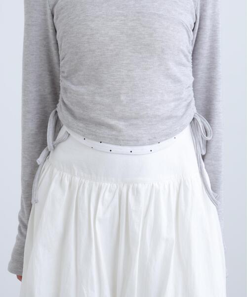 FREE'S MART(フリーズマート)の「◆ホルターネックレイヤードサイドドロストカットソー(Tシャツ/カットソー・レディース・ワンウォッシュ/グレー系その他/ブラウン/ベージュ・FREE)」の20枚目の写真