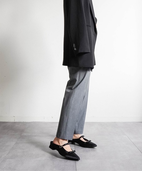 Fabby fabby(ファビィーファビィー)の「ダブルリボンミュールパンプス(パンプス・レディース・ブラック系その他/ピンク系その他/ベージュ系その他/ブルー系その他/オフホワイト/ブラック・MEDIUM/LARGE/SMALL)」の13枚目の写真