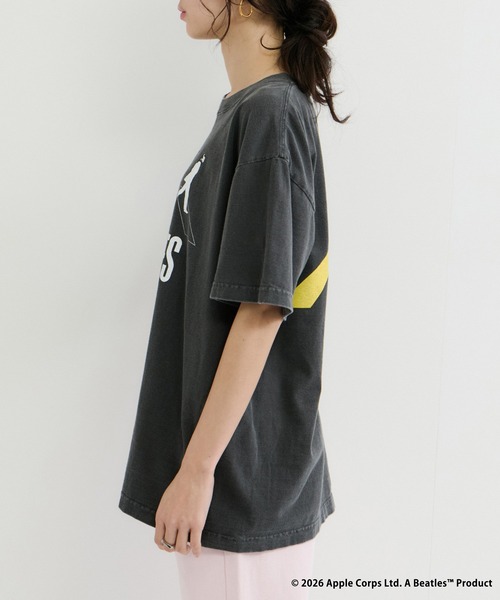 GOOD ROCK SPEED（グッドロックスピード）の「【GOOD ROCK SPEED / グッドロックスピード】THE BEATLES-T（Tシャツ/カットソー・レディース・チャコールグレー/ホワイト/ベージュ・FREE）」の15枚目の写真
