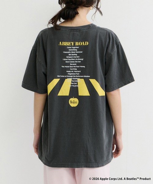 GOOD ROCK SPEED（グッドロックスピード）の「【GOOD ROCK SPEED / グッドロックスピード】THE BEATLES-T（Tシャツ/カットソー・レディース・チャコールグレー/ホワイト/ベージュ・FREE）」の16枚目の写真