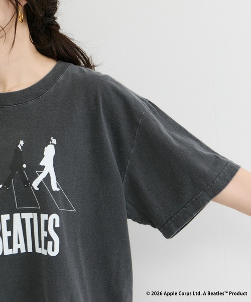GOOD ROCK SPEED（グッドロックスピード）の「【GOOD ROCK SPEED / グッドロックスピード】THE BEATLES-T（Tシャツ/カットソー・レディース・チャコールグレー/ホワイト/ベージュ・FREE）」の18枚目の写真