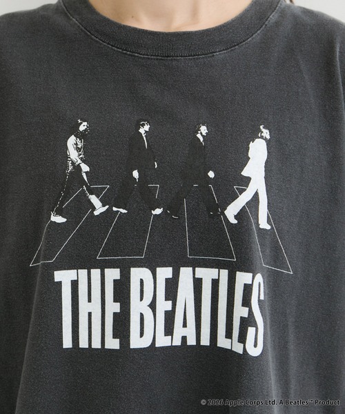 GOOD ROCK SPEED（グッドロックスピード）の「【GOOD ROCK SPEED / グッドロックスピード】THE BEATLES-T（Tシャツ/カットソー・レディース・チャコールグレー/ホワイト/ベージュ・FREE）」の20枚目の写真