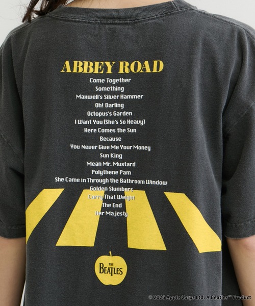 GOOD ROCK SPEED（グッドロックスピード）の「【GOOD ROCK SPEED / グッドロックスピード】THE BEATLES-T（Tシャツ/カットソー・レディース・チャコールグレー/ホワイト/ベージュ・FREE）」の21枚目の写真