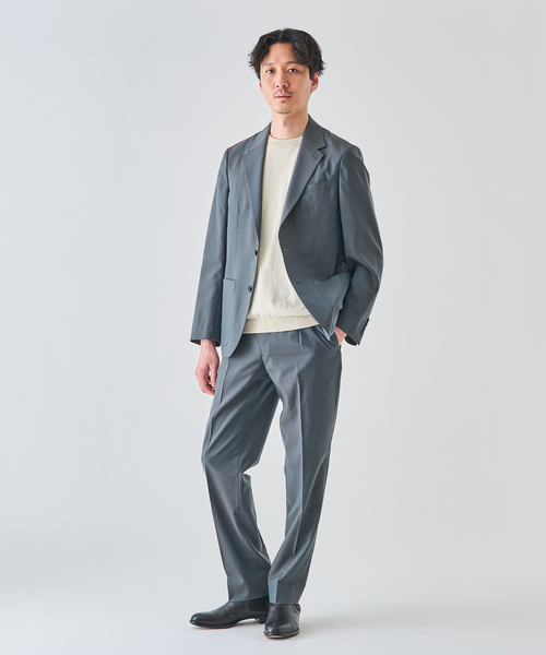 EDIFICE(エディフィス)の「Suncloth Comfy ジャケット(テーラードジャケット・メンズ・グリーン/ネイビー・LARGE/MEDIUM/SMALL)」の21枚目の写真