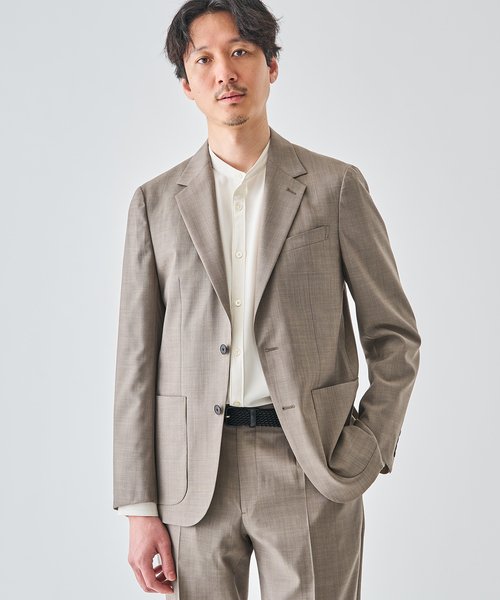 EDIFICE(エディフィス)の「Suncloth Comfy ジャケット(テーラードジャケット・メンズ・グリーン/ネイビー/ベージュ系その他・LARGE/MEDIUM/SMALL)」の6枚目の写真